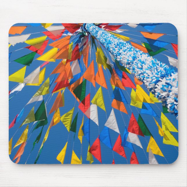 Mousepad Decoração de Sinalizador de Triângulo (Frente)