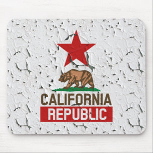 Mousepad Decoração de Tinta de Despejo da República da Cali