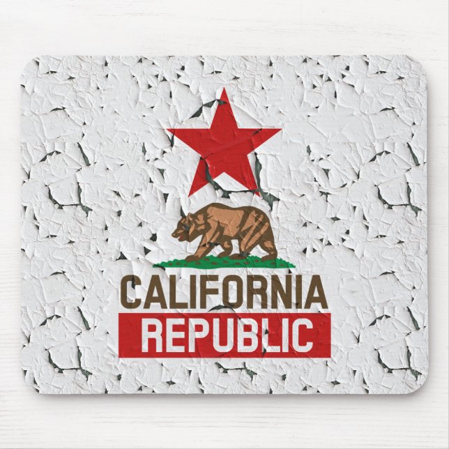 Mousepad Decoração de Tinta de Despejo da República da Cali (Frente)