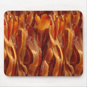 Mousepad Decoração do padrão de bacon Field Yummy