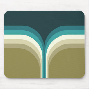 Mousepad decoração em arco duplo estilo retrô