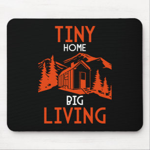 Mousepad Decoração inicial da casa minúscula