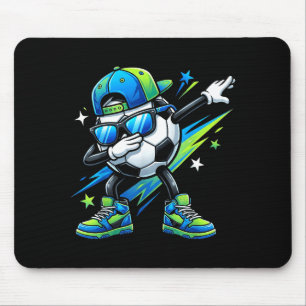 Mousepad Decorações de Futebol Esportes Legais Meninos Meni