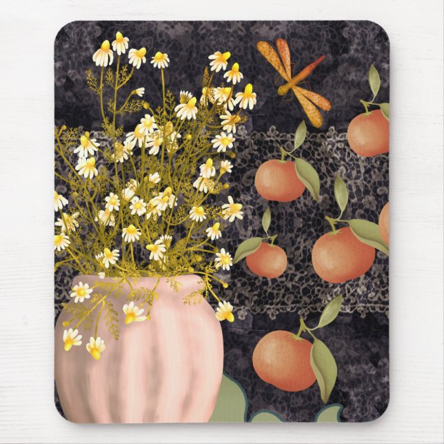 Mousepad Decorative Moody Floral (Frente)