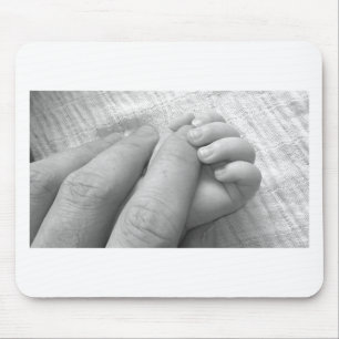Mousepad Dedos Da Mão De Bebê Segurando Suave Macio