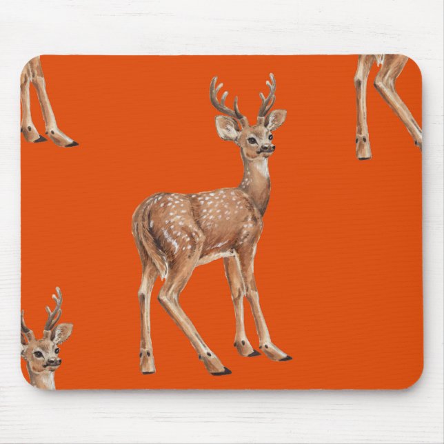 Mousepad Deer em vermelho (Frente)