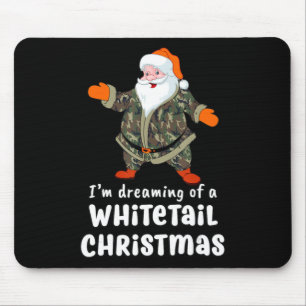 Mousepad Deer Hunting Whitetail Christmas Camo Papais noeis