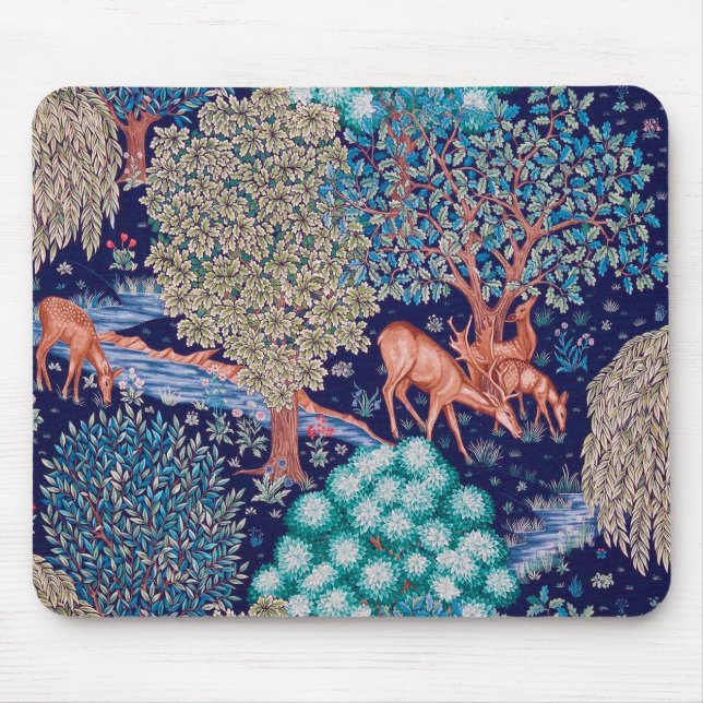 Mousepad Deers in the Forest, William Morris (Frente)