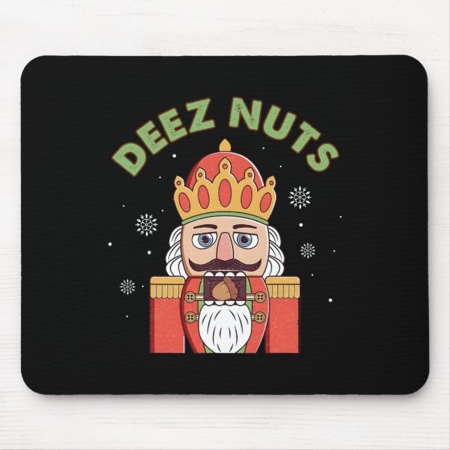 Mousepad Deez Loucos Nutcracker Nuts Men Festa de Natal P (Frente)