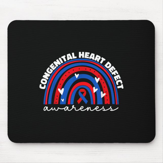 Mousepad Defeito Cardíaco Congênito Da Dc Mês De Consciênci (Frente)