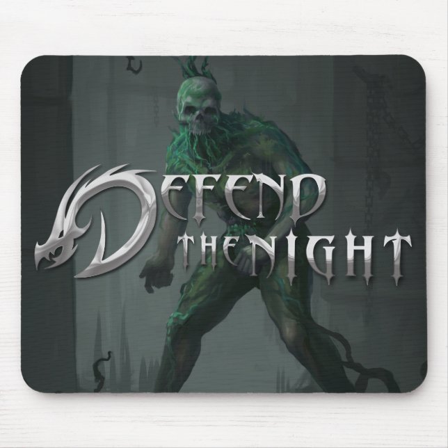 Mousepad Defenda a noite - Pad do mouse de Deus (Frente)