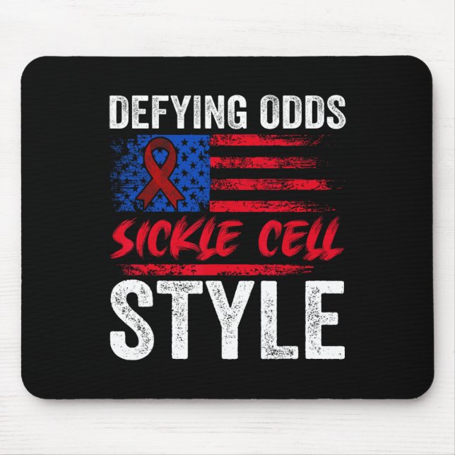 Mousepad Defendendo O Estilo De Célula Falsiforme De Odds U (Frente)