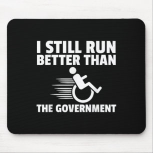 Mousepad Deficiência Em Cadeira De Rodas Dão Arroz Engraçad