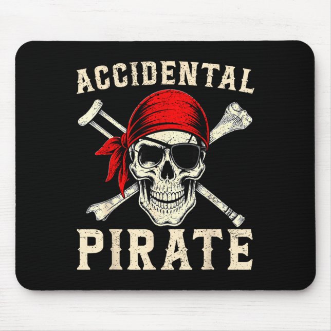 Mousepad Deficiente amputado da perna amputação engraçado a (Frente)