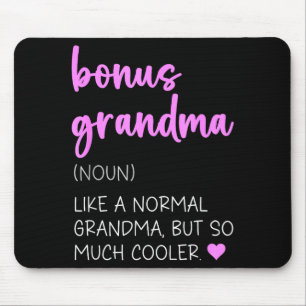 Mousepad Definição de avó bônus substantivo do dia das mães