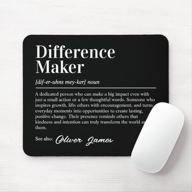 Mousepad Definição de Criador de Diferença Personalizada (Com mouse)