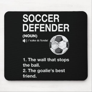 Mousepad Definição de defensor de futebol Jogador de futebo