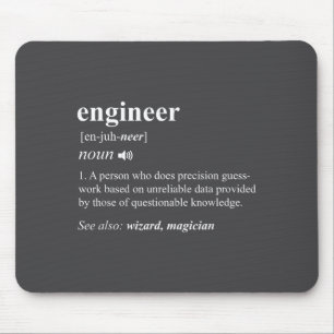 Mousepad Definição de Engenheiro Engenharias Mecânica Engen