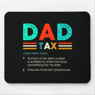Mousepad Definição de Imposto Contas Sarcásticas de Dia de