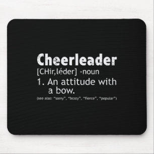 Mousepad Definição de líder de torcida Cheerleading Mulhere