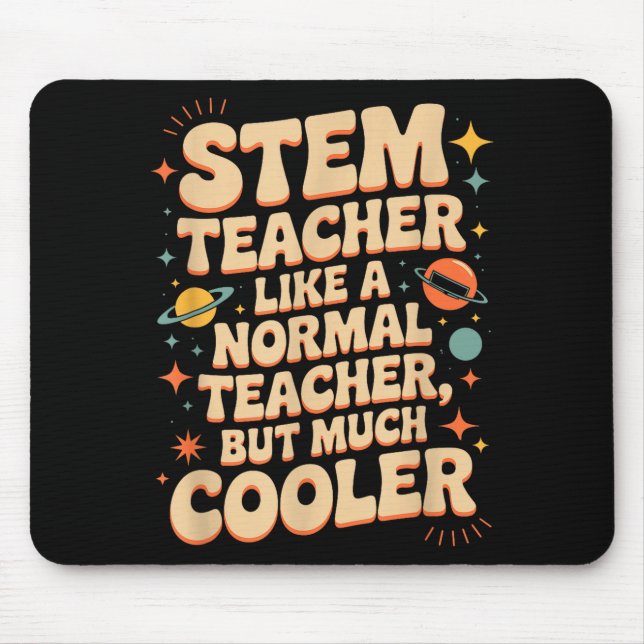 Mousepad Definição de Professor de Stem Engraçado Ciência M (Frente)