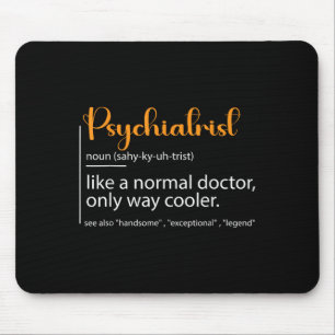 Mousepad Definição de Psiquiatra Médico Psiquiatra Especial