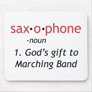 Mousepad Definição de saxofone