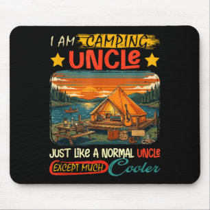 Mousepad Definição de tio acampando muito mais legal no dia