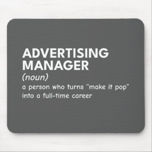 Mousepad Definição do Gerenciador de Marketing Hilariante