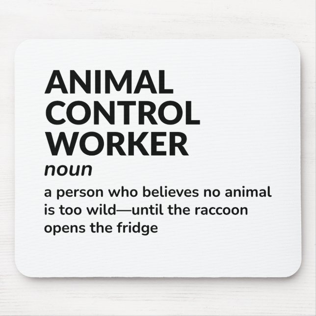 Mousepad Definição Engraçada - Responsável pelo Controlo do (Frente)