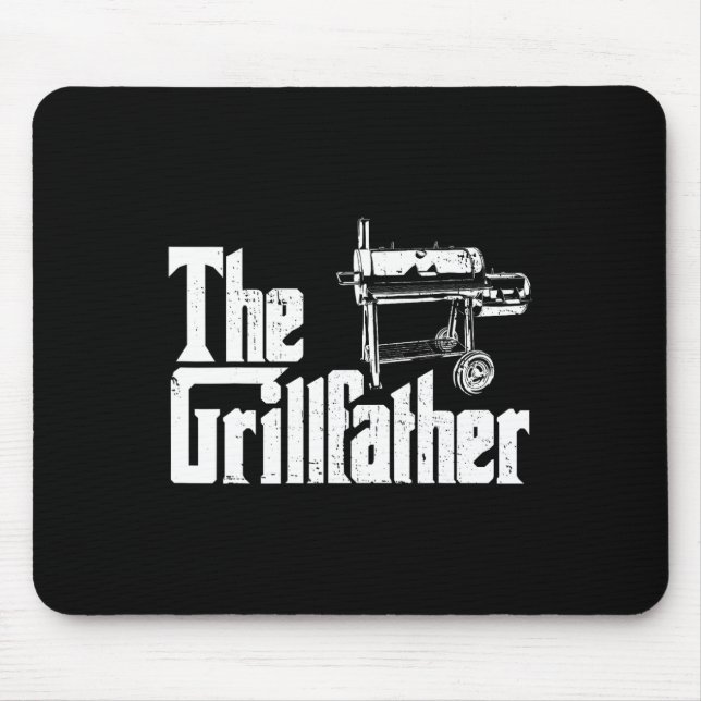 Mousepad Defumador Para Churrasco E Chefe De Churrasco Gril (Frente)