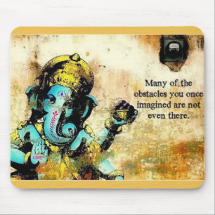 Mousepad Deidade Hindu do elefante asiático de Ganesh
