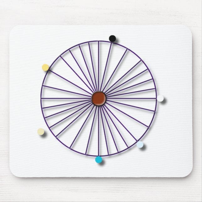 Mousepad Deidades simples pelo La rico Bonté (Frente)