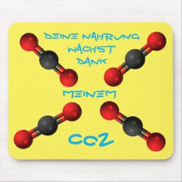 Mousepad Deine Nahrung lebt dank meinem CO2