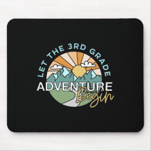 Mousepad Deixe a aventura da 3ª série começar Professor Ck 