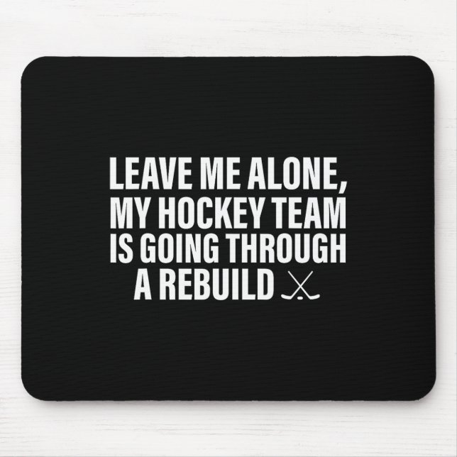 Mousepad Deixe-me em paz  (Frente)