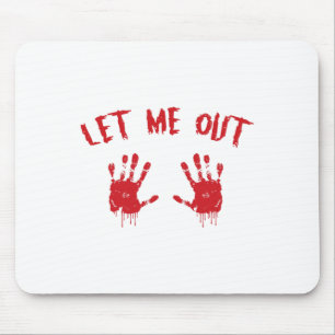 Mousepad Deixe-Me Sair Maldito Impressão De Mão Grávida No