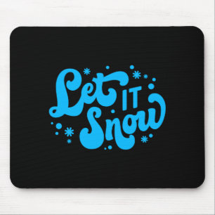 Mousepad Deixe Nevar Design de Inverno para Criança 