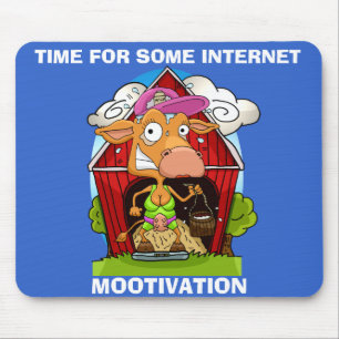 Mousepad Deixe-nos obter o tapete do rato de Mootivated