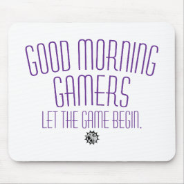 Mousepad Deixe o Jogo Começar Citação de Gamer