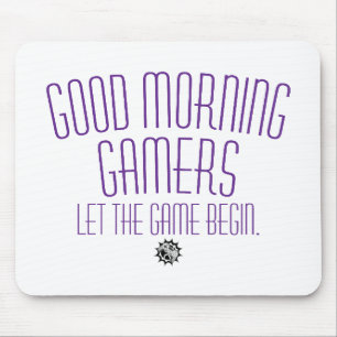 Mousepad Deixe o Jogo Começar Citação de Gamer