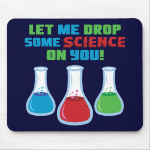 Mousepad Deixem-Me Deixar-Lhes Cair Alguma Ciência