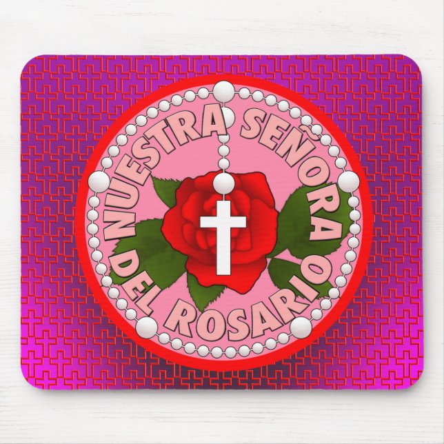 Mousepad Del Rosario de Señora (Frente)
