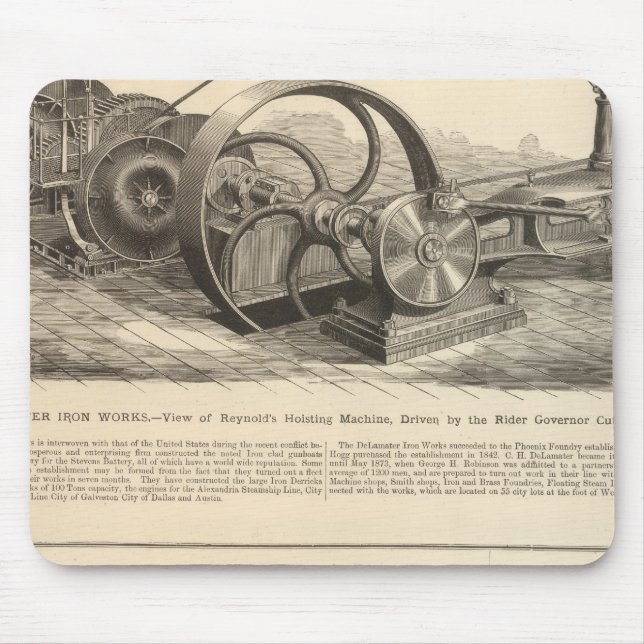 Mousepad Delamater Iron Works (Frente)