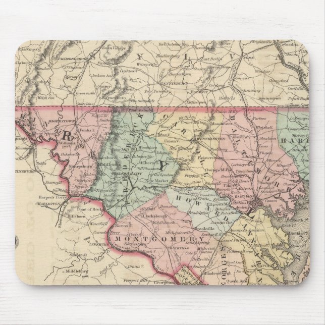 Mousepad Delaware e Maryland (Frente)