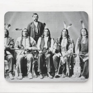 Mousepad Delegação de chefes de Sioux, conduzida pela nuv