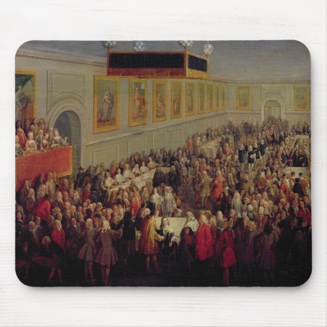 Mousepad Deleite-se dado após a coroação de Louis XV (Frente)