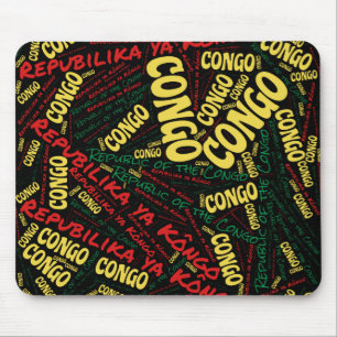 Mousepad Delícia República do Congo - Cores de Bandeira
