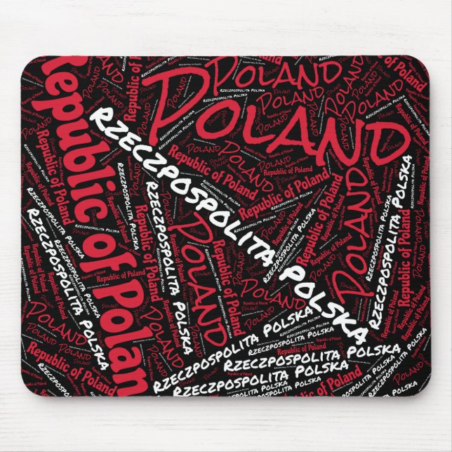 Mousepad Delicioso Polônia com cores patrióticas (Frente)