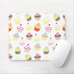 Mousepad Deliciosos Cupcakes de aniversário decorados